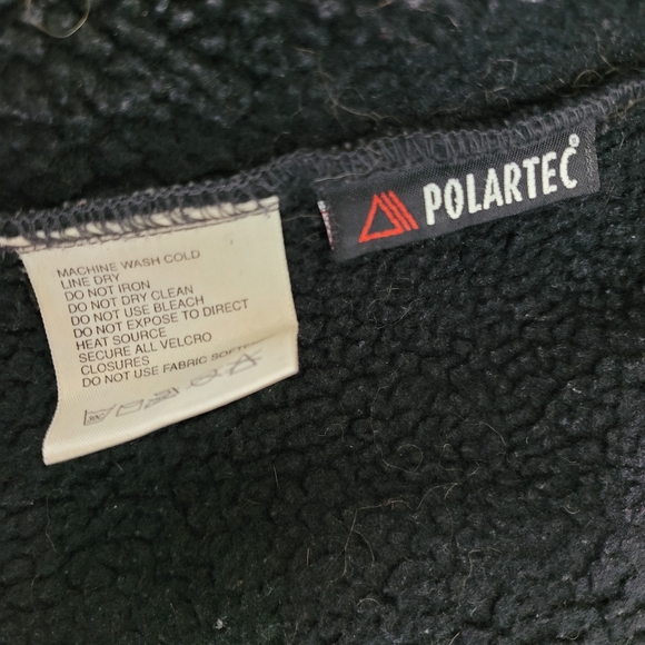 The North Face Polartec Black Full-Zip Fleece Front Pockets Vest Size XL/TG - Picture 14 of 14